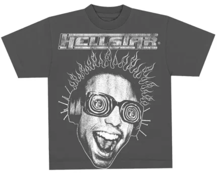 Hellstar Studios Rage Short Sleeve Tee Shirt Black