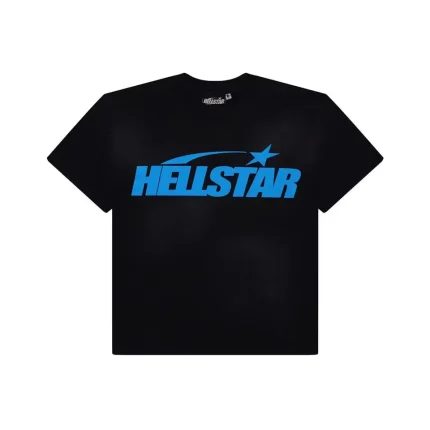 Hellstar Classic T-shirt (Regular Print) Black/Blue
